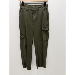 Aritzia TNA Supply Cargo Pants Women's S Olive Green Cotton Utility Straight